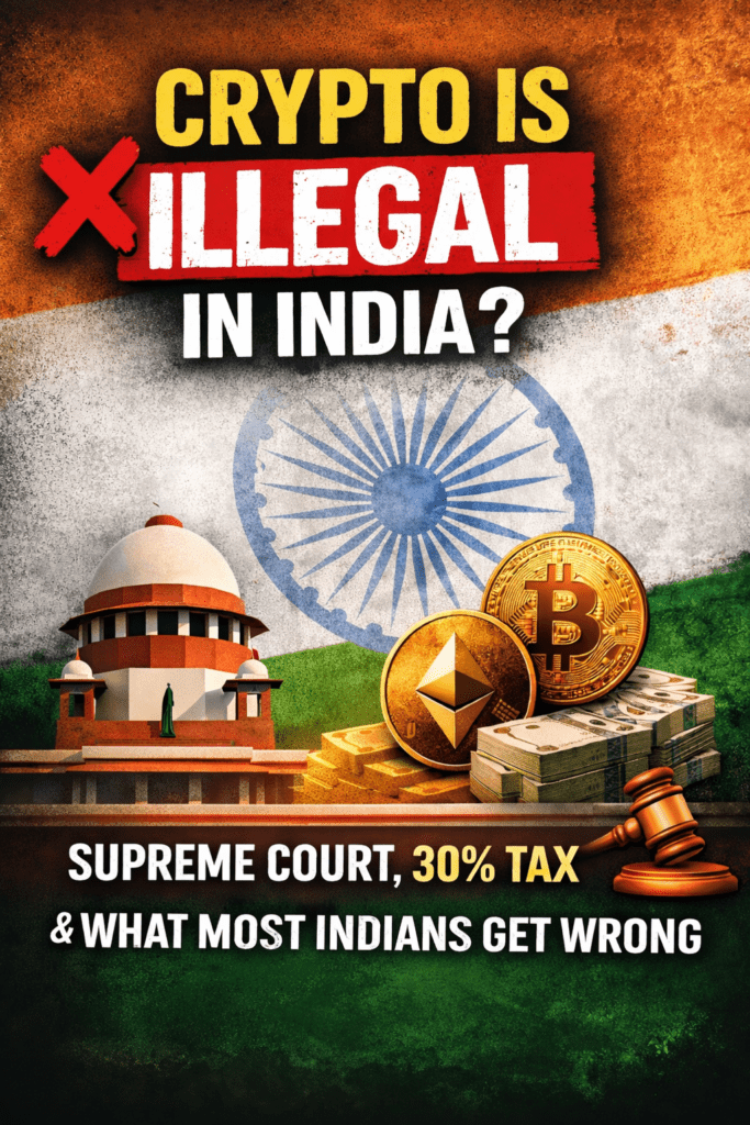 Crypto is legal in India?